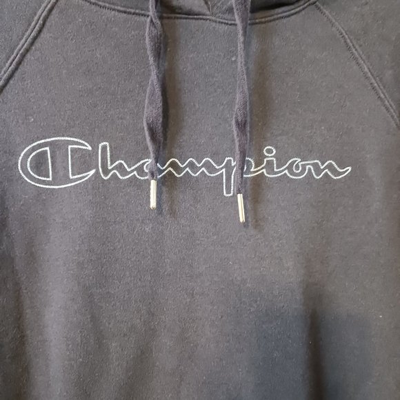 Women's Champion Blue Pull Over Long Sleeve Hoodie Size M - Picture 4 of 8